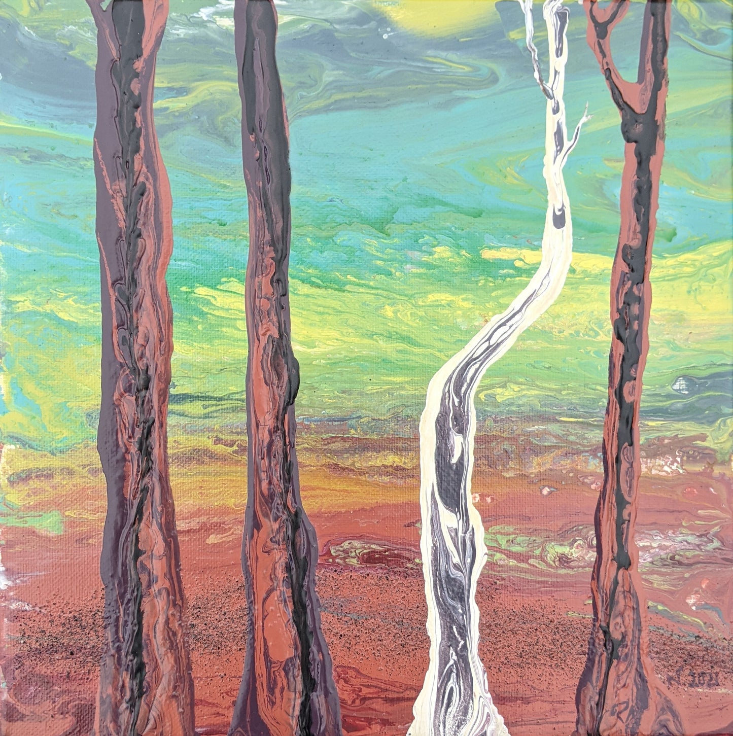 Enchanted Forest #2, 10x10" (2021)