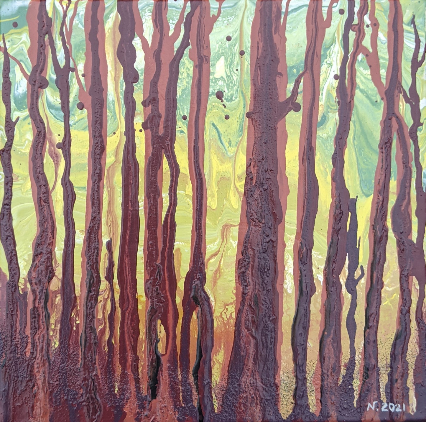 Enchanted Forest #2, 10x10" (2021)