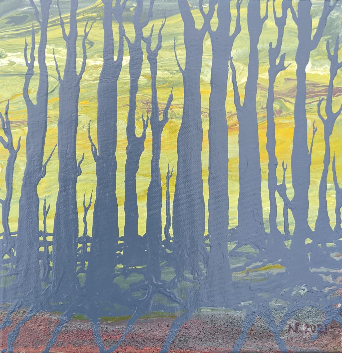 Enchanted Forest #2, 10x10" (2021)