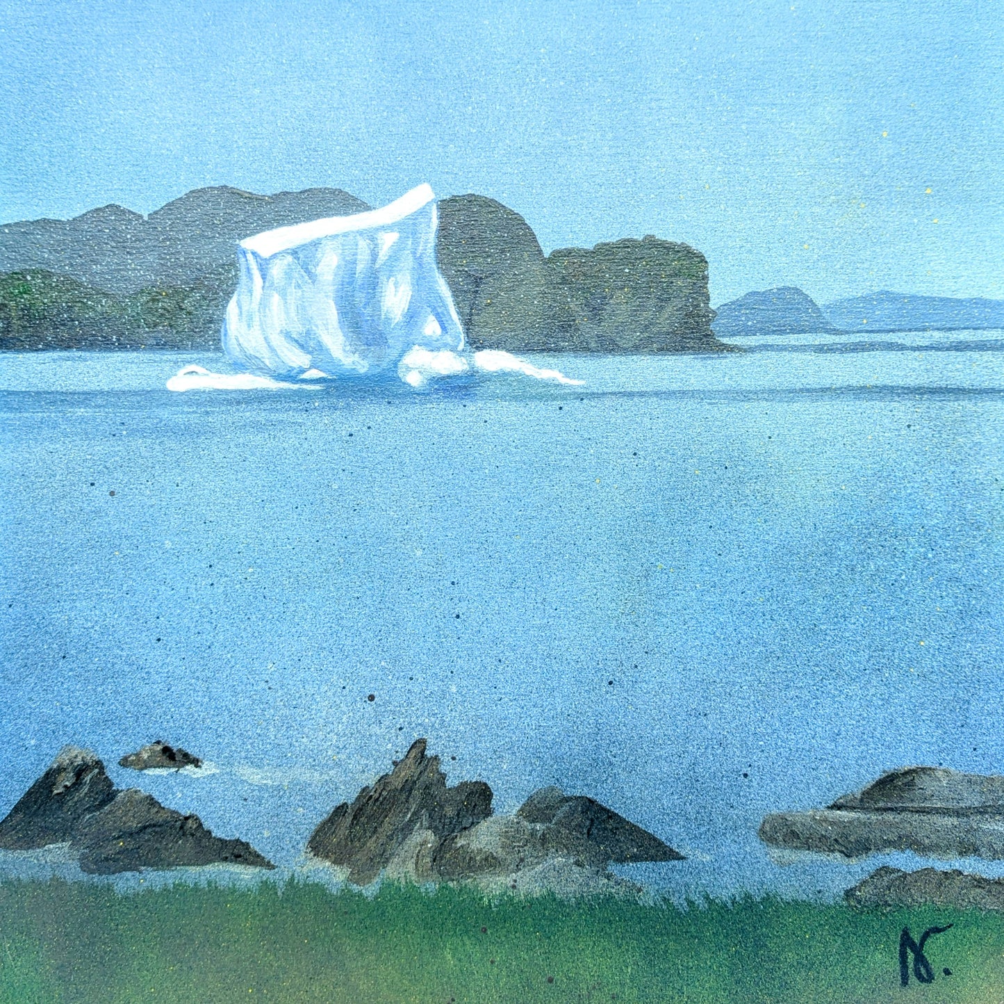 AVAILABLE - Cross Canada Series - Newfoundland and Labrador, Iceberg Alley, 2024 (12x12")