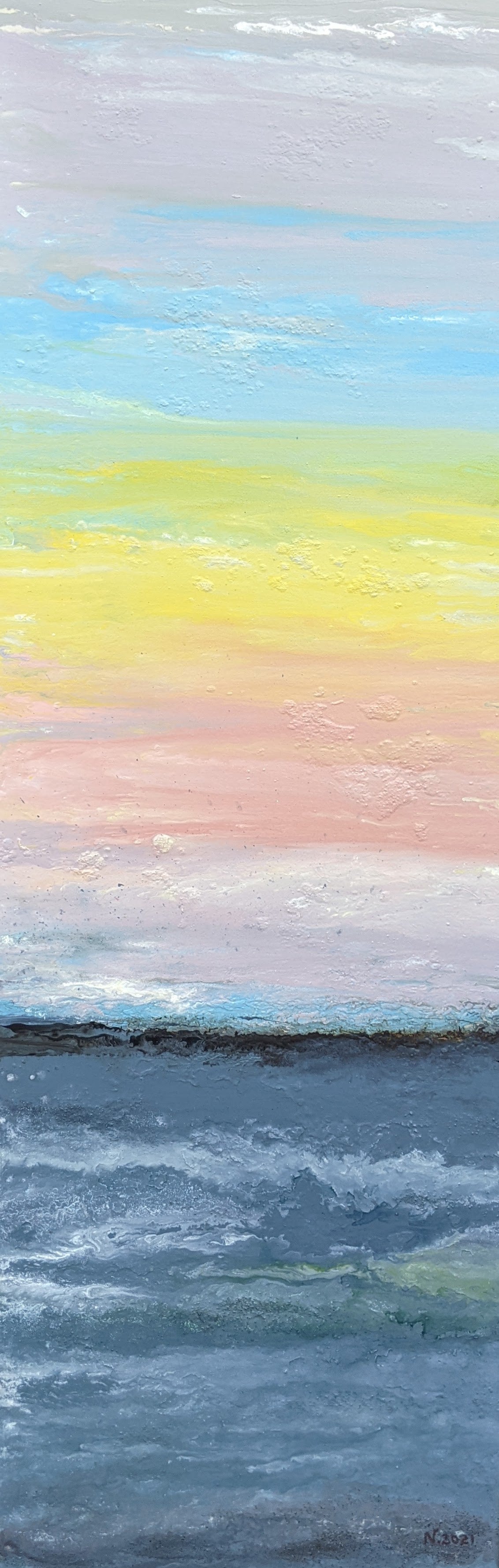 SOLD - The Narrows, 2021 (36x12")
