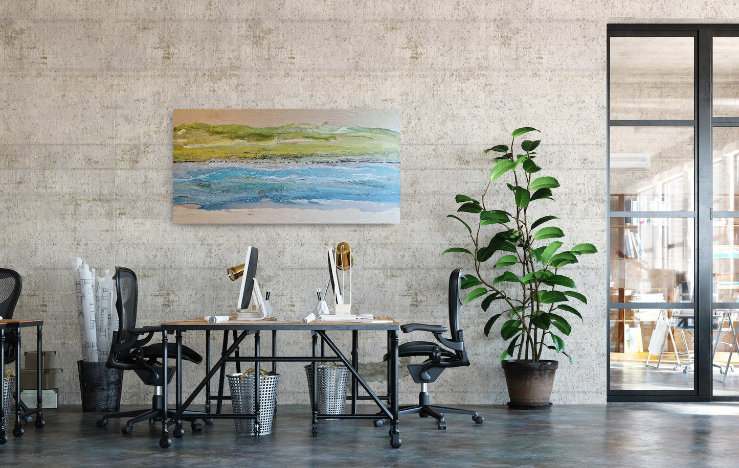 AVAILABLE - Across the Inlet, 2022 (24x48")