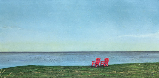COMMISSION - Two Red Chairs, 2024