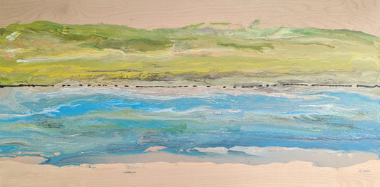 Across the Inlet, 24x48" (2022)