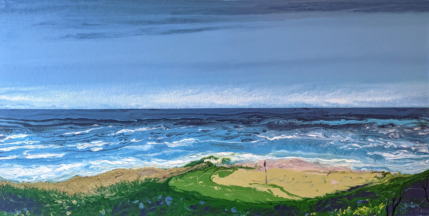 COMMISSION - Memories of Crowbush, 2022 (24x48")