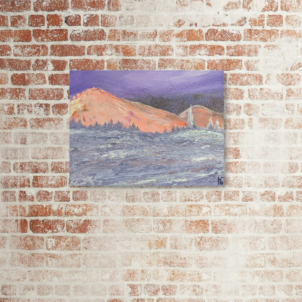 SOLD - Big White, Cliff Clearing (12x16")