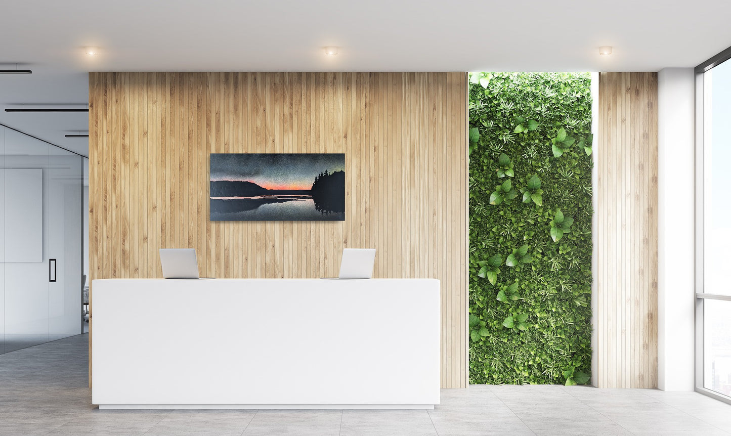 The Sound of Stillness (20x40")