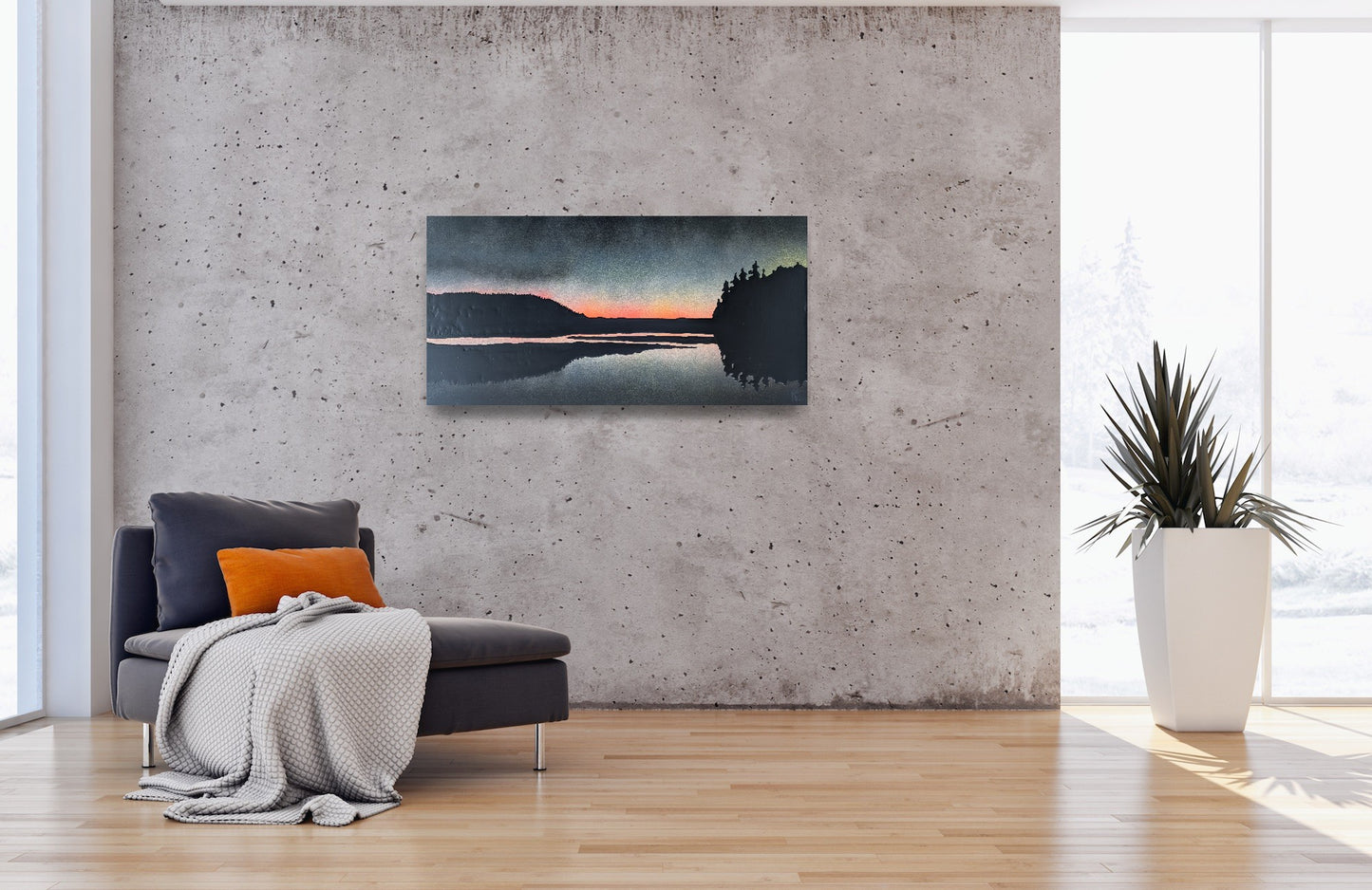 The Sound of Stillness (20x40")